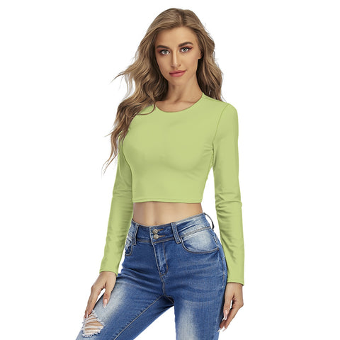 Luminarks Signature Round Neck Crop Top T-Shirt