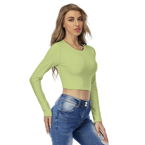 Luminarks Signature Round Neck Crop Top T-Shirt