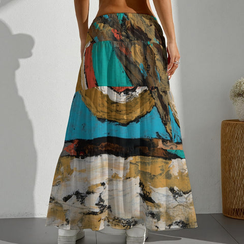 Winter Divide Women's Pleated Long Skirt