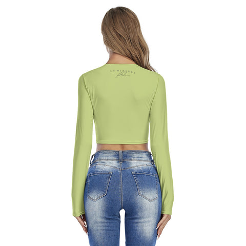 Luminarks Signature Round Neck Crop Top T-Shirt