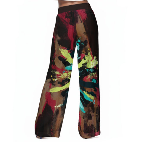 Limelight Casual Wide-Leg Pants|100% Rayon