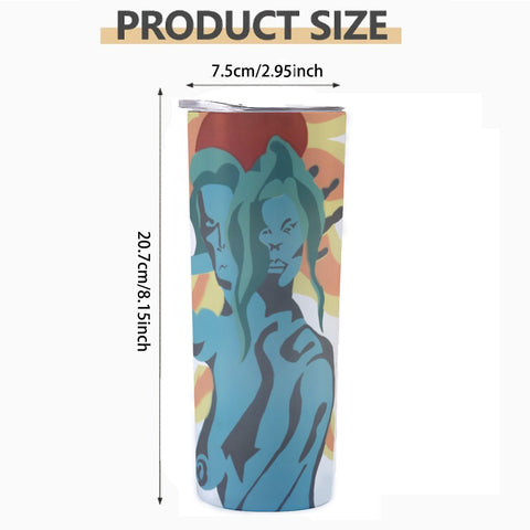 Happiness  20OZ Straight Cup With Sliding Lid