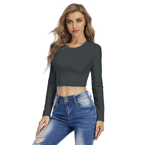 Luminarks Signature Round Neck Crop Top T-Shirt