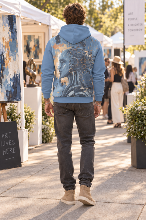 Blossoming Thoughts Pullover Hoodie (Back)